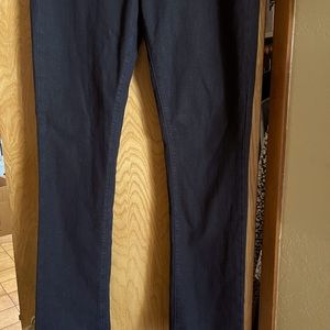 Paige jeans black straight leg size 31 skyline 32” inseam